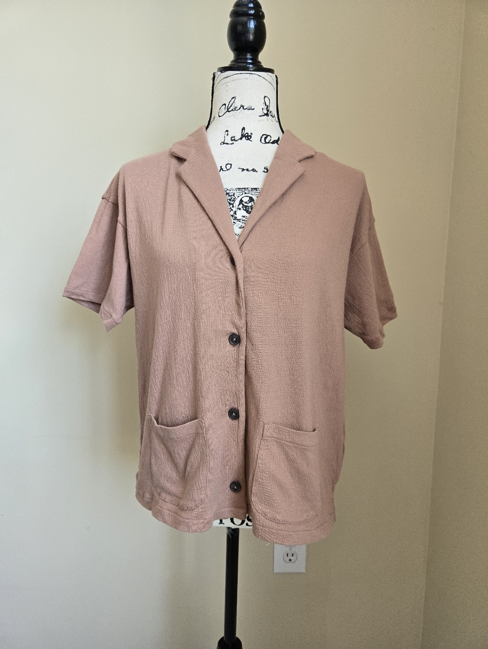 Madewell Knit Lightspun Camp Shirt Womens S